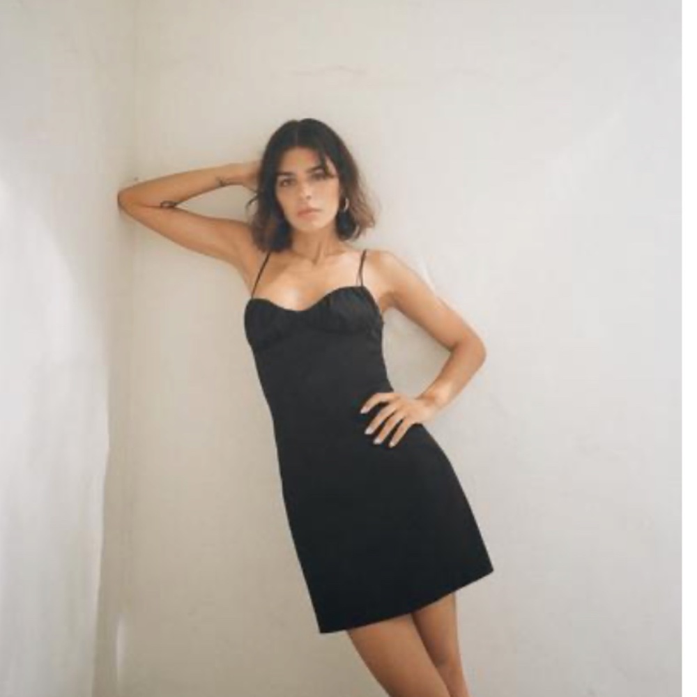 Zara black mini dress